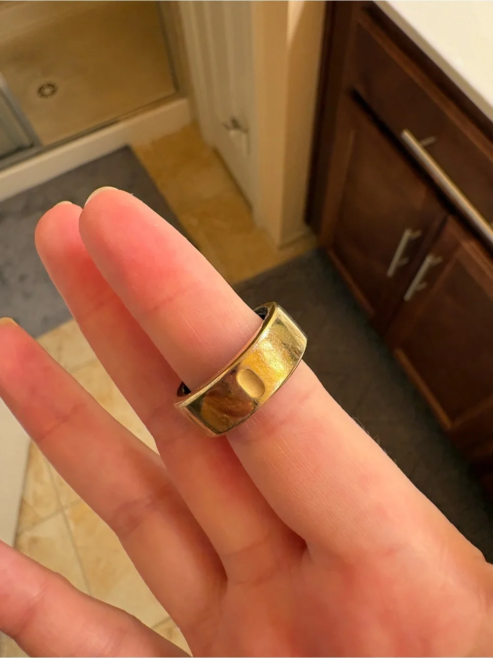 Oura Ring Gen 3 Gold Smart Ring - Size 7